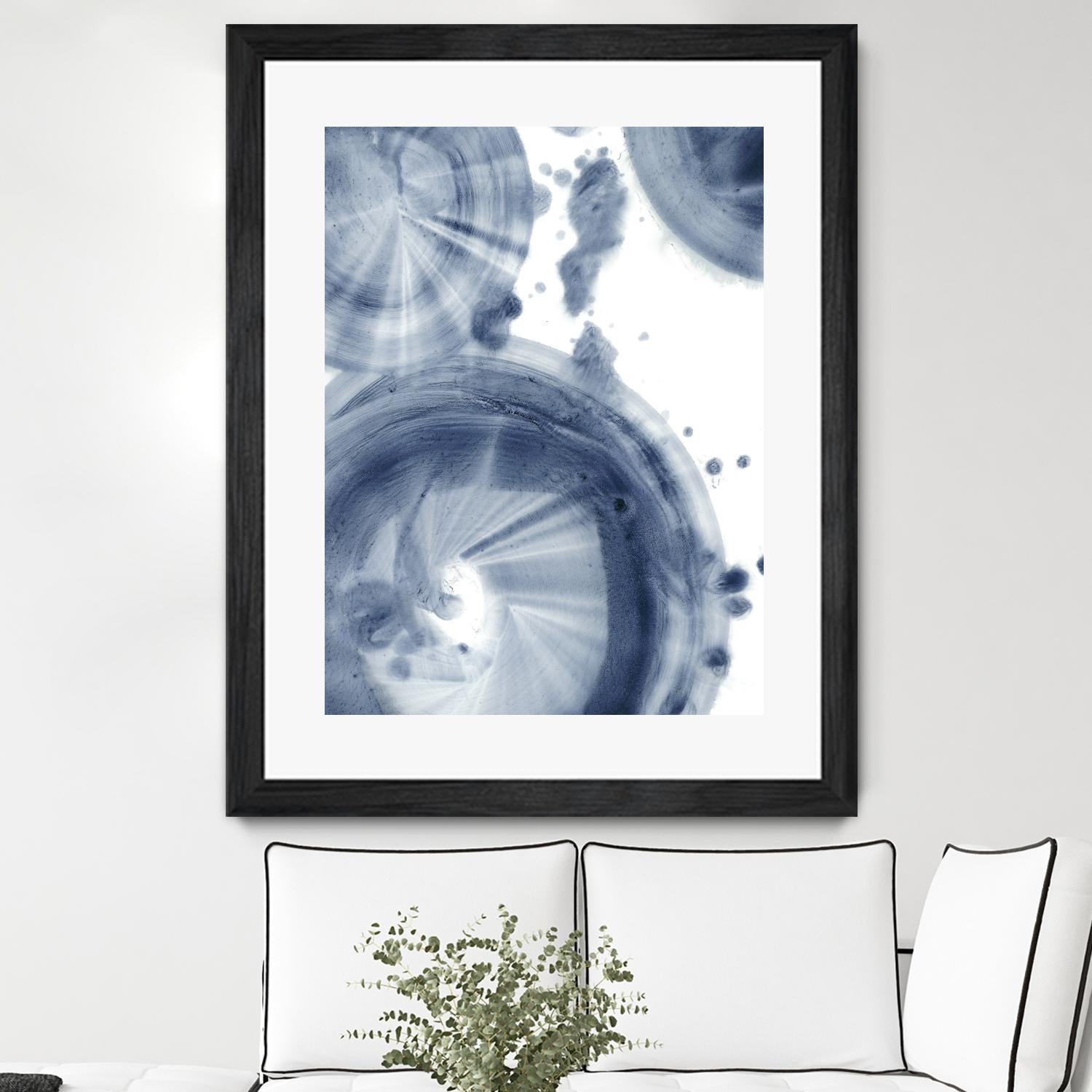 Quasars III by Ethan Harper on GIANT ART - blue abstract