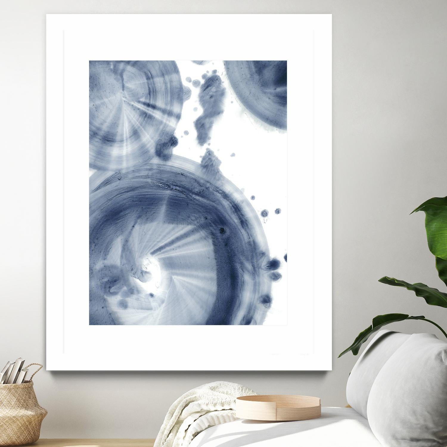 Quasars III by Ethan Harper on GIANT ART - blue abstract