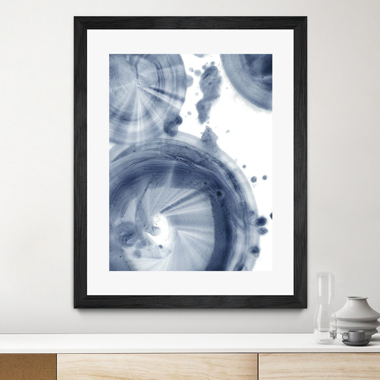 Quasars III by Ethan Harper on GIANT ART - blue abstract