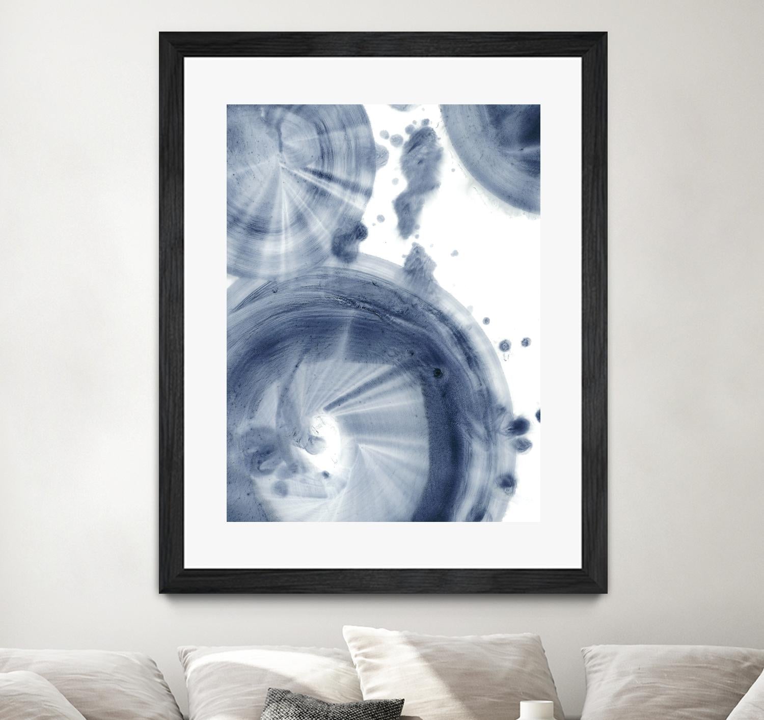 Quasars III by Ethan Harper on GIANT ART - blue abstract