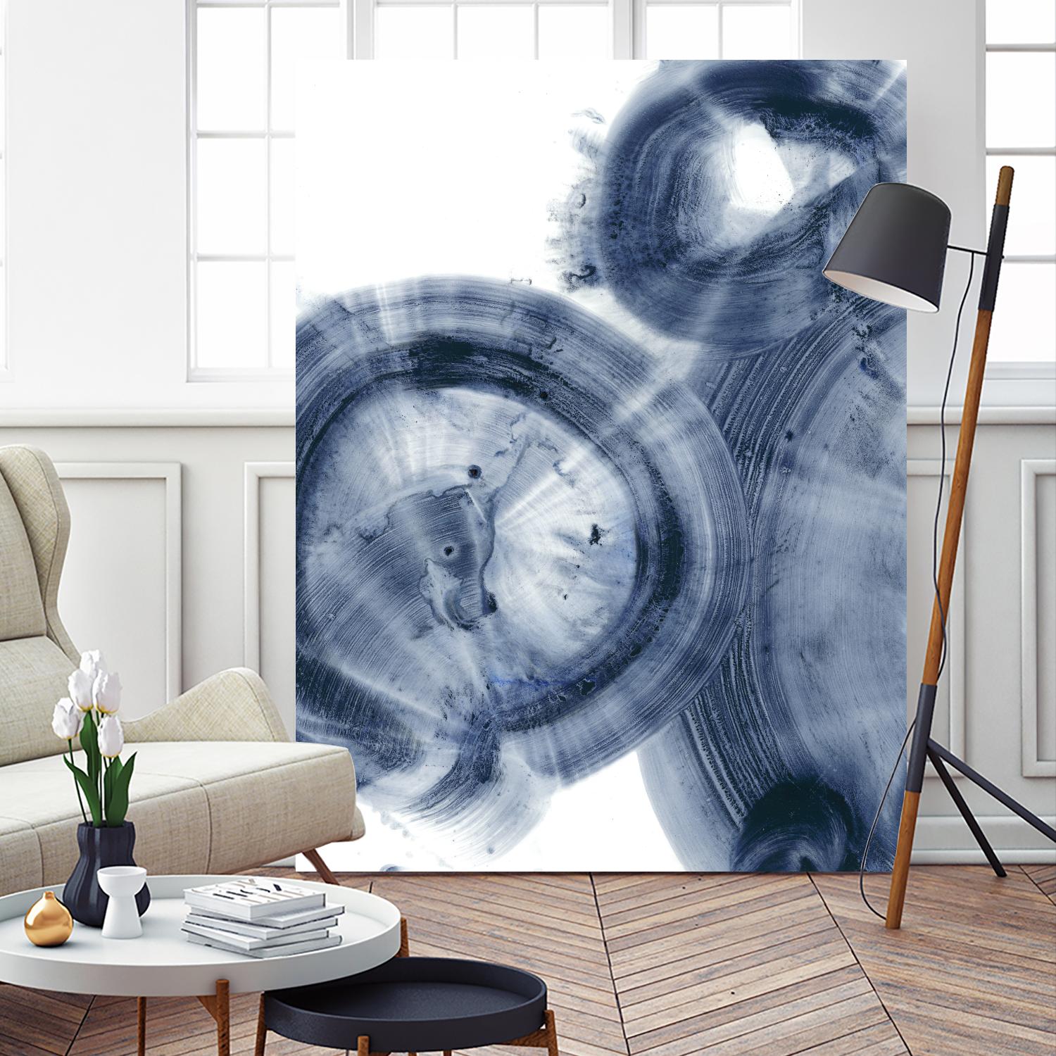 Quasars IV by Ethan Harper on GIANT ART - blue abstract