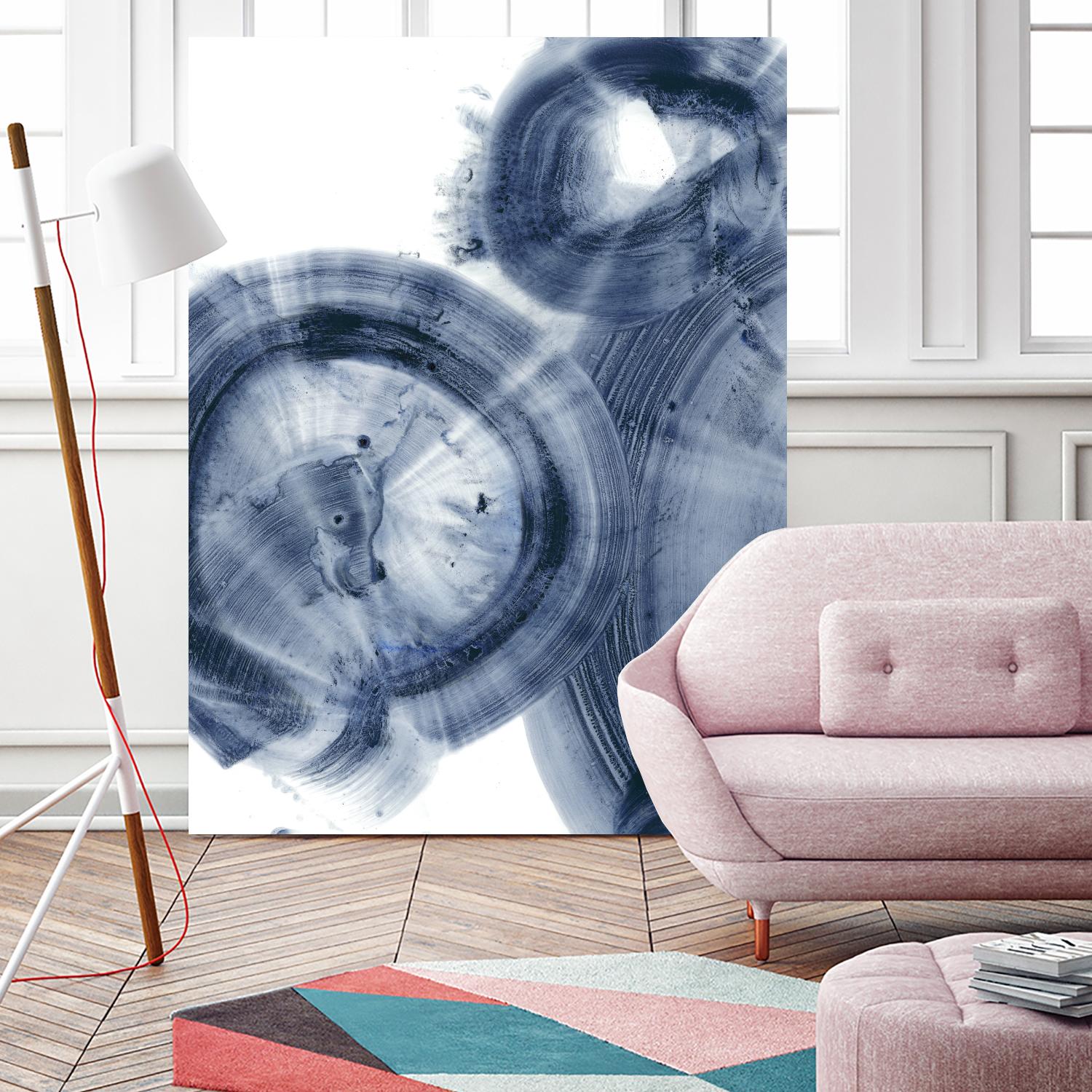 Quasars IV by Ethan Harper on GIANT ART - blue abstract