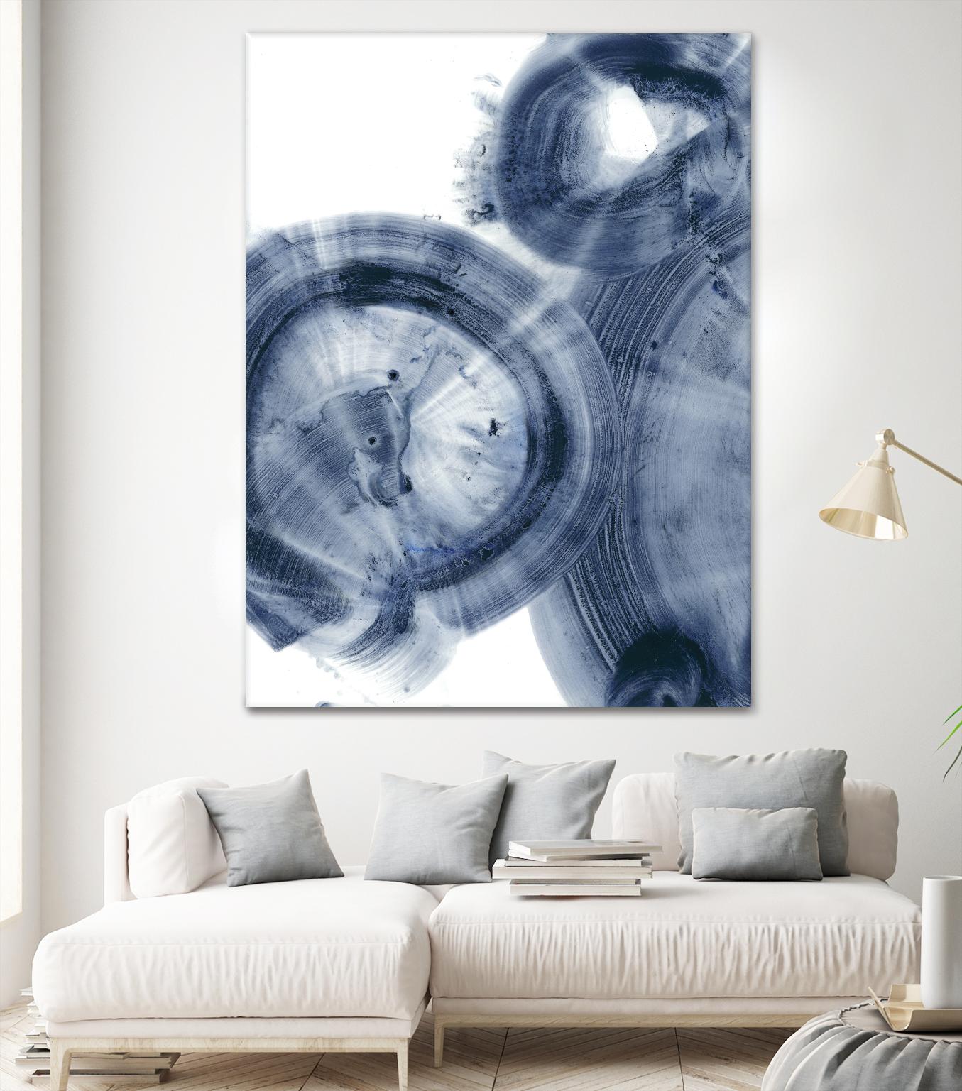 Quasars IV by Ethan Harper on GIANT ART - blue abstract