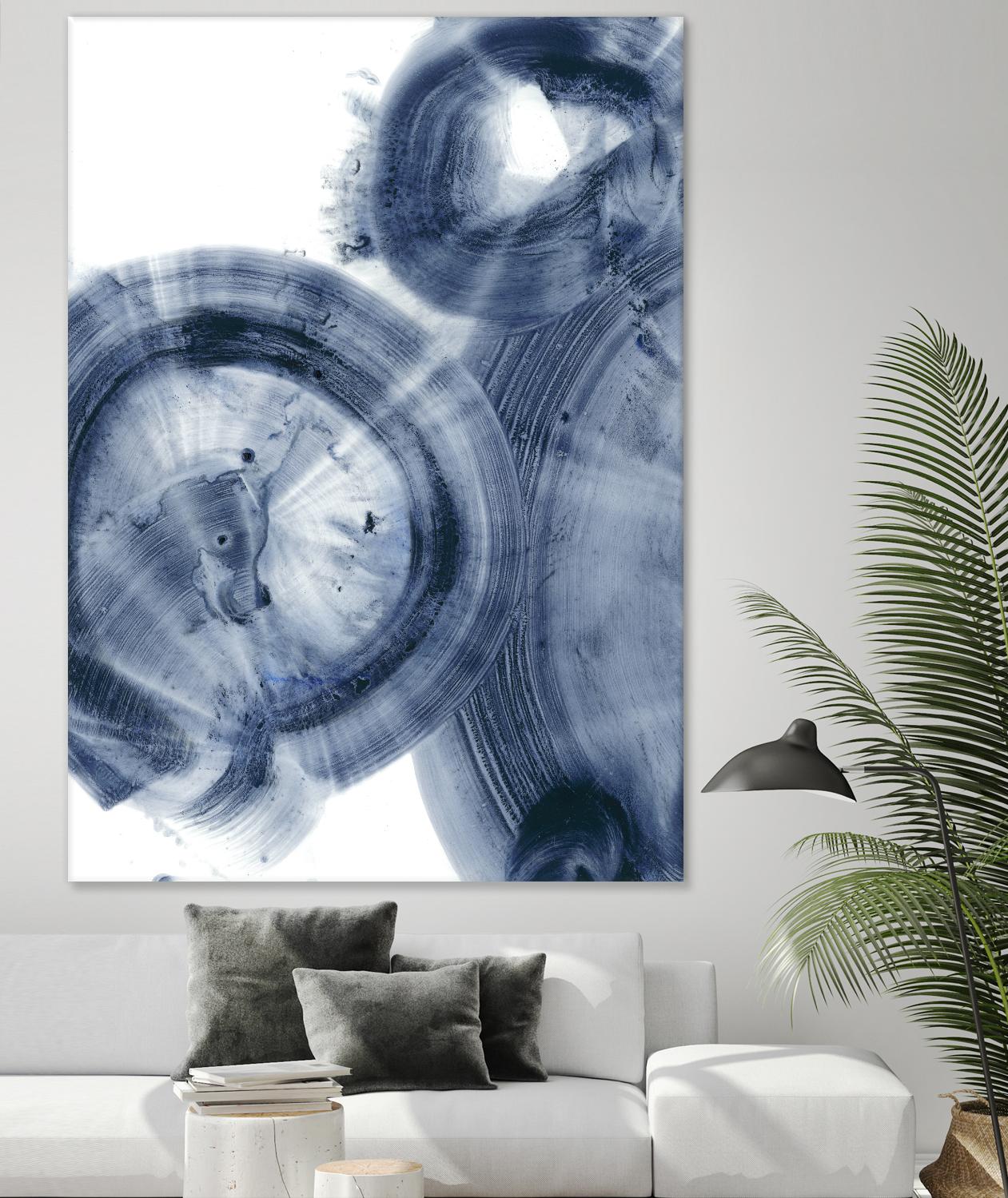 Quasars IV by Ethan Harper on GIANT ART - blue abstract