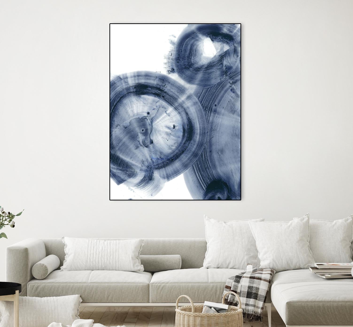 Quasars IV by Ethan Harper on GIANT ART - blue abstract