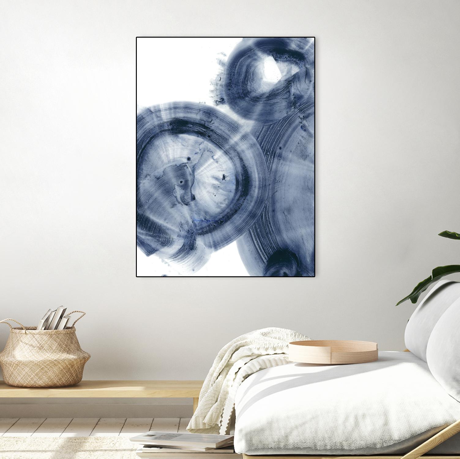 Quasars IV by Ethan Harper on GIANT ART - blue abstract