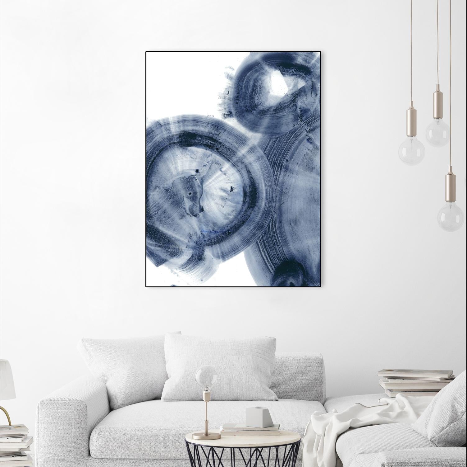 Quasars IV by Ethan Harper on GIANT ART - blue abstract