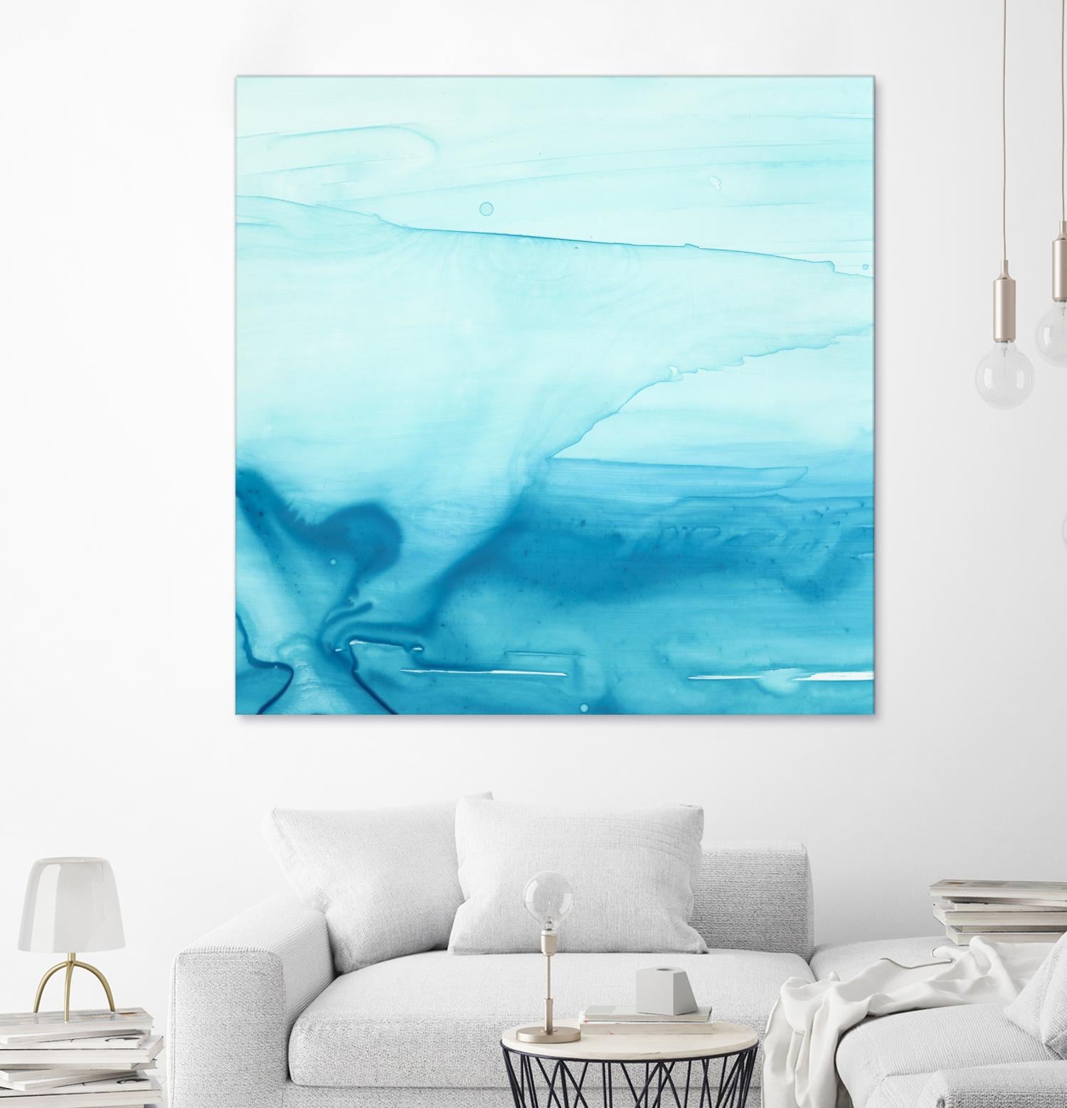 Making Waves I by Ethan Harper on GIANT ART - blue abstract