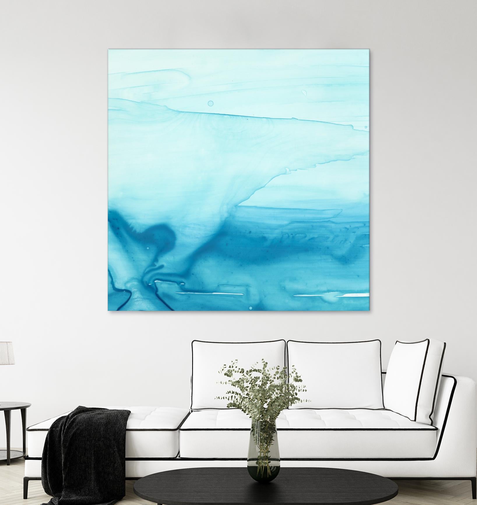 Making Waves I by Ethan Harper on GIANT ART - blue abstract