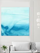 Making Waves I by Ethan Harper on GIANT ART - blue abstract