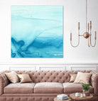 Making Waves I by Ethan Harper on GIANT ART - blue abstract