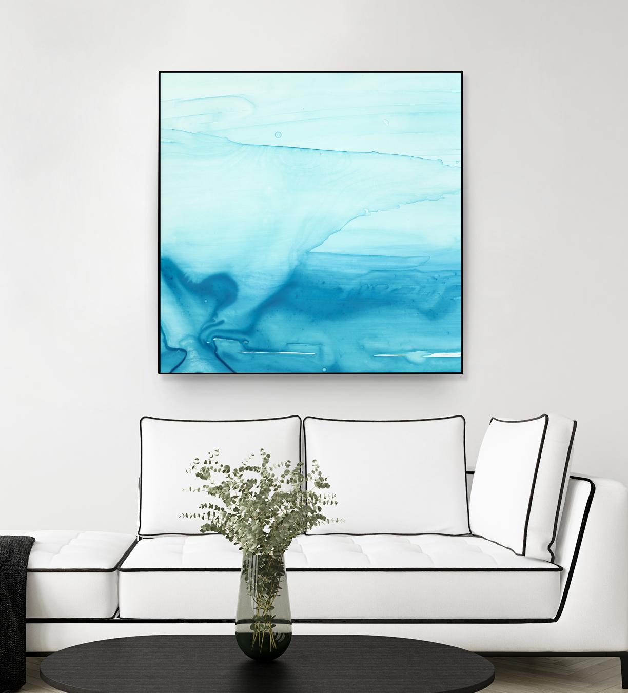 Making Waves I by Ethan Harper on GIANT ART - blue abstract