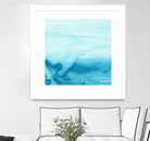 Making Waves I by Ethan Harper on GIANT ART - blue abstract