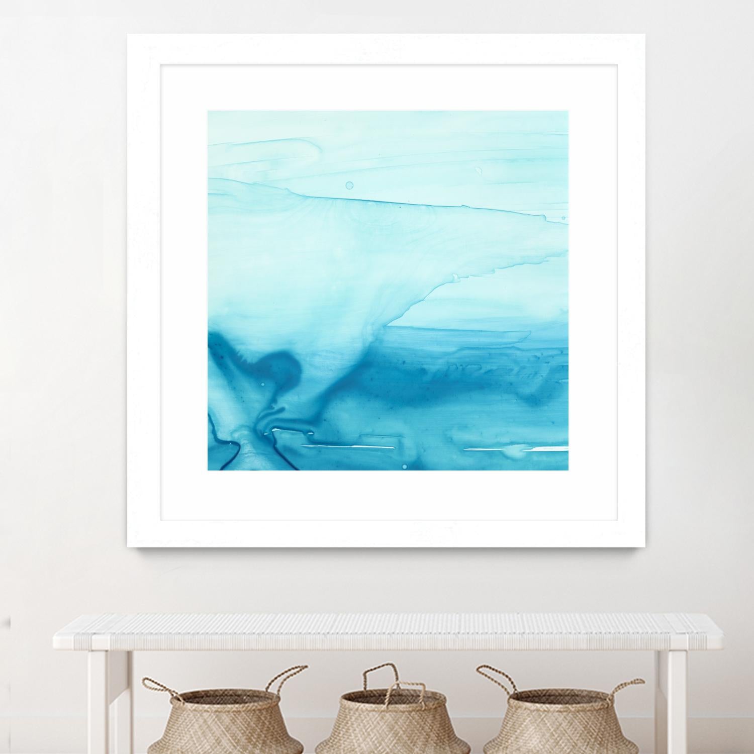 Making Waves I by Ethan Harper on GIANT ART - blue abstract