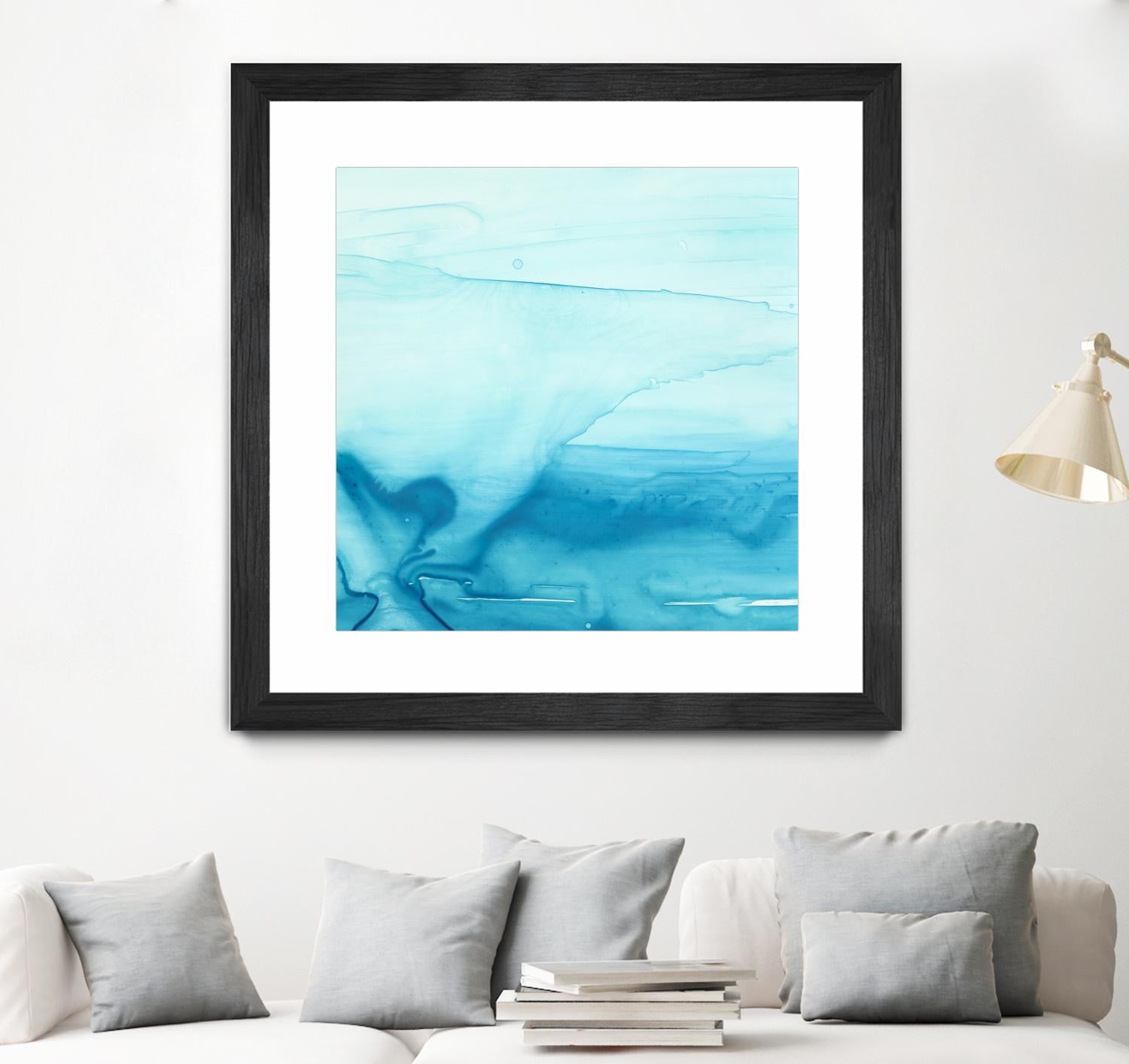 Making Waves I by Ethan Harper on GIANT ART - blue abstract