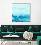 Making Waves I by Ethan Harper on GIANT ART - blue abstract