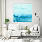 Making Waves I by Ethan Harper on GIANT ART - blue abstract