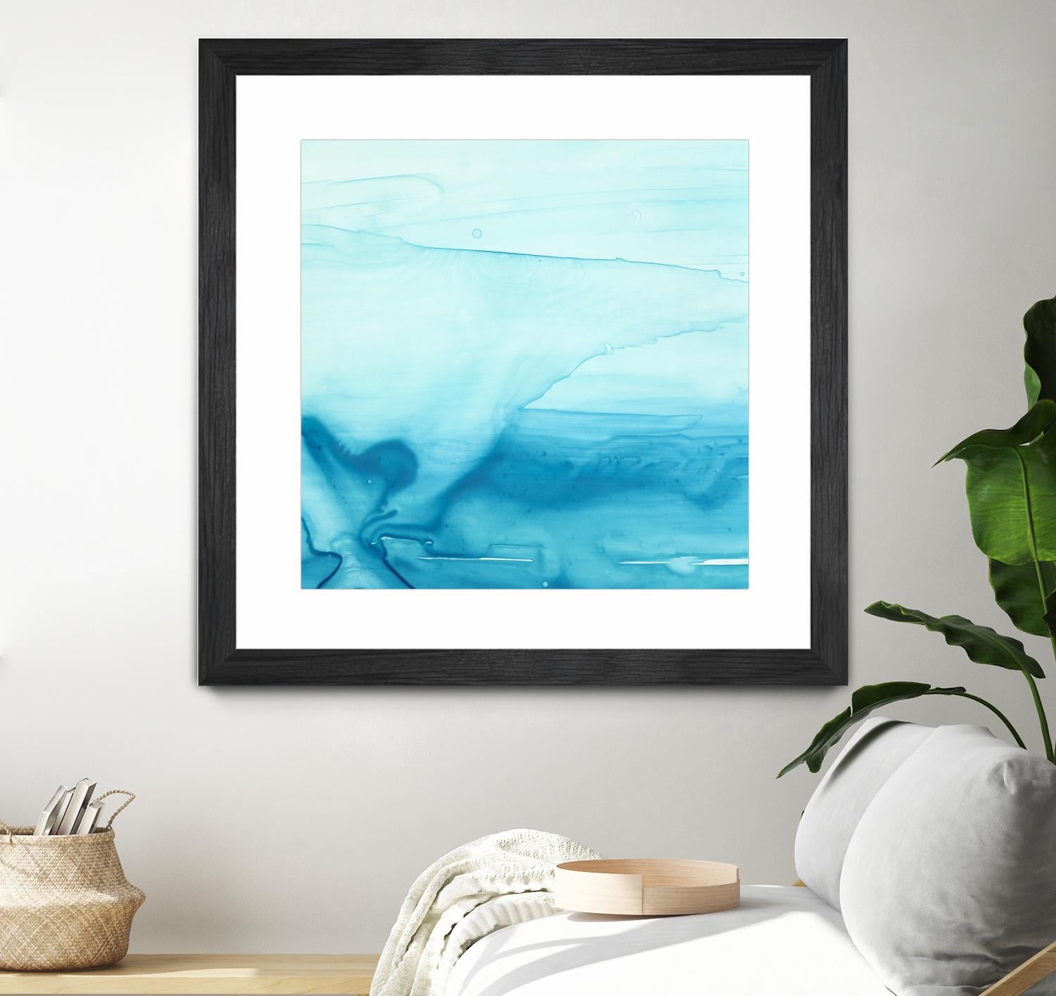 Making Waves I by Ethan Harper on GIANT ART - blue abstract