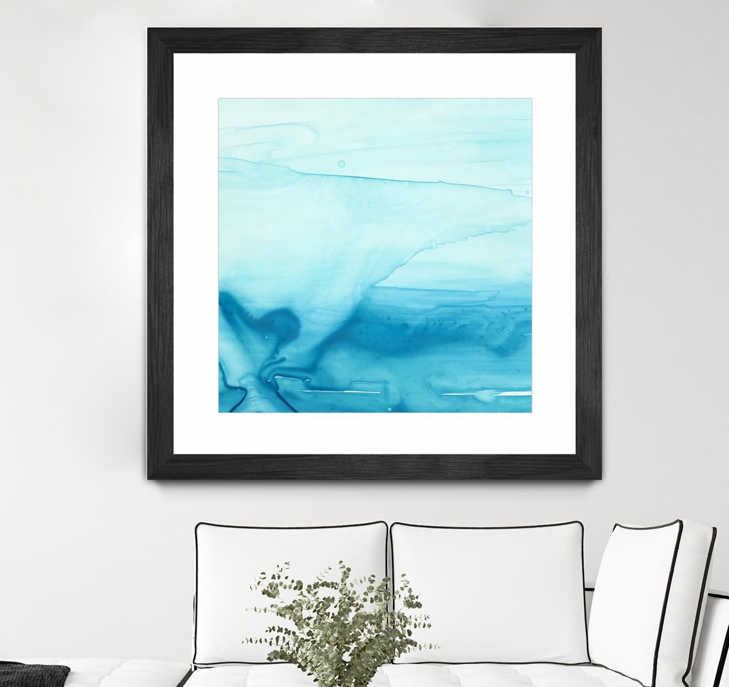 Making Waves I by Ethan Harper on GIANT ART - blue abstract