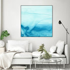 Making Waves I by Ethan Harper on GIANT ART - blue abstract