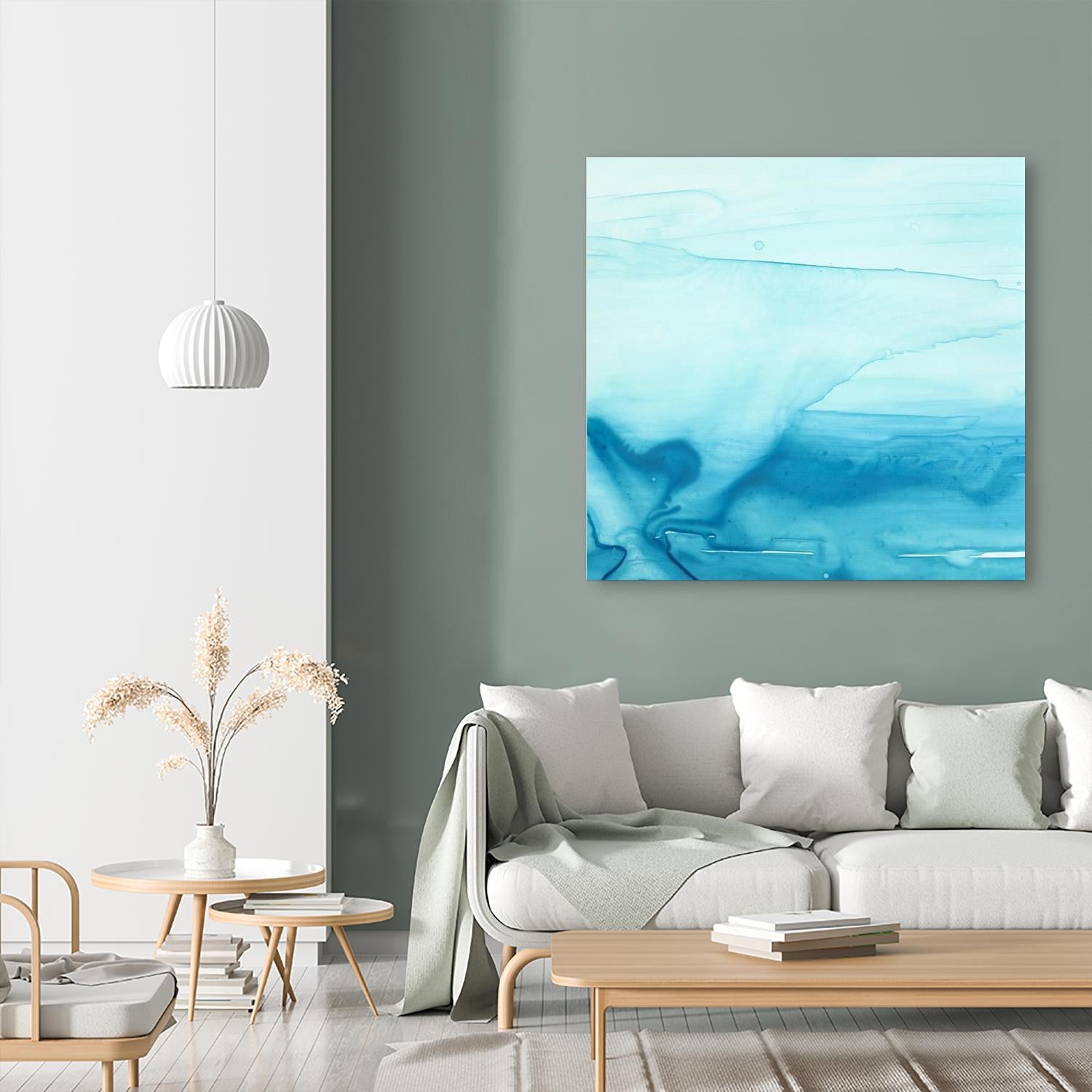 Making Waves I by Ethan Harper on GIANT ART - blue abstract