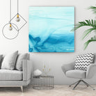 Making Waves I by Ethan Harper on GIANT ART - blue abstract