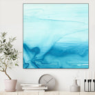 Making Waves I by Ethan Harper on GIANT ART - blue abstract