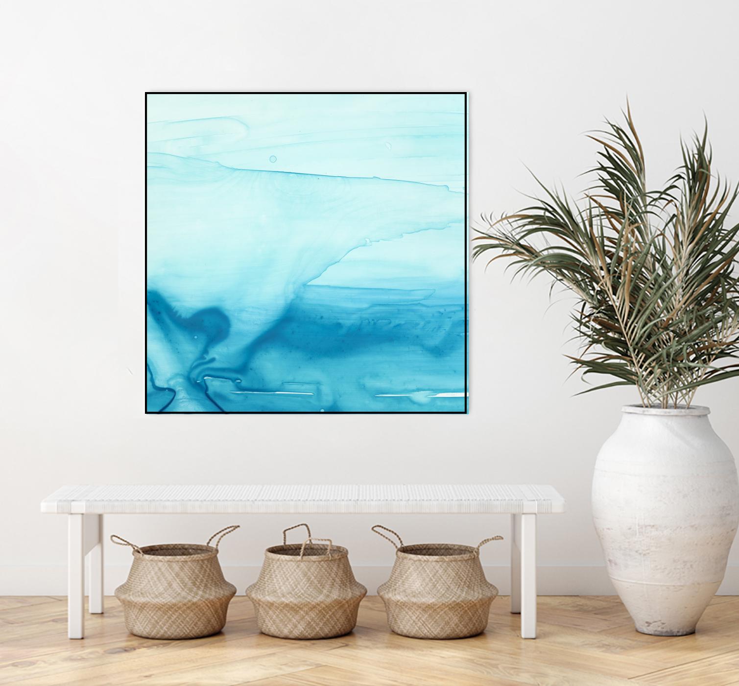 Making Waves I by Ethan Harper on GIANT ART - blue abstract