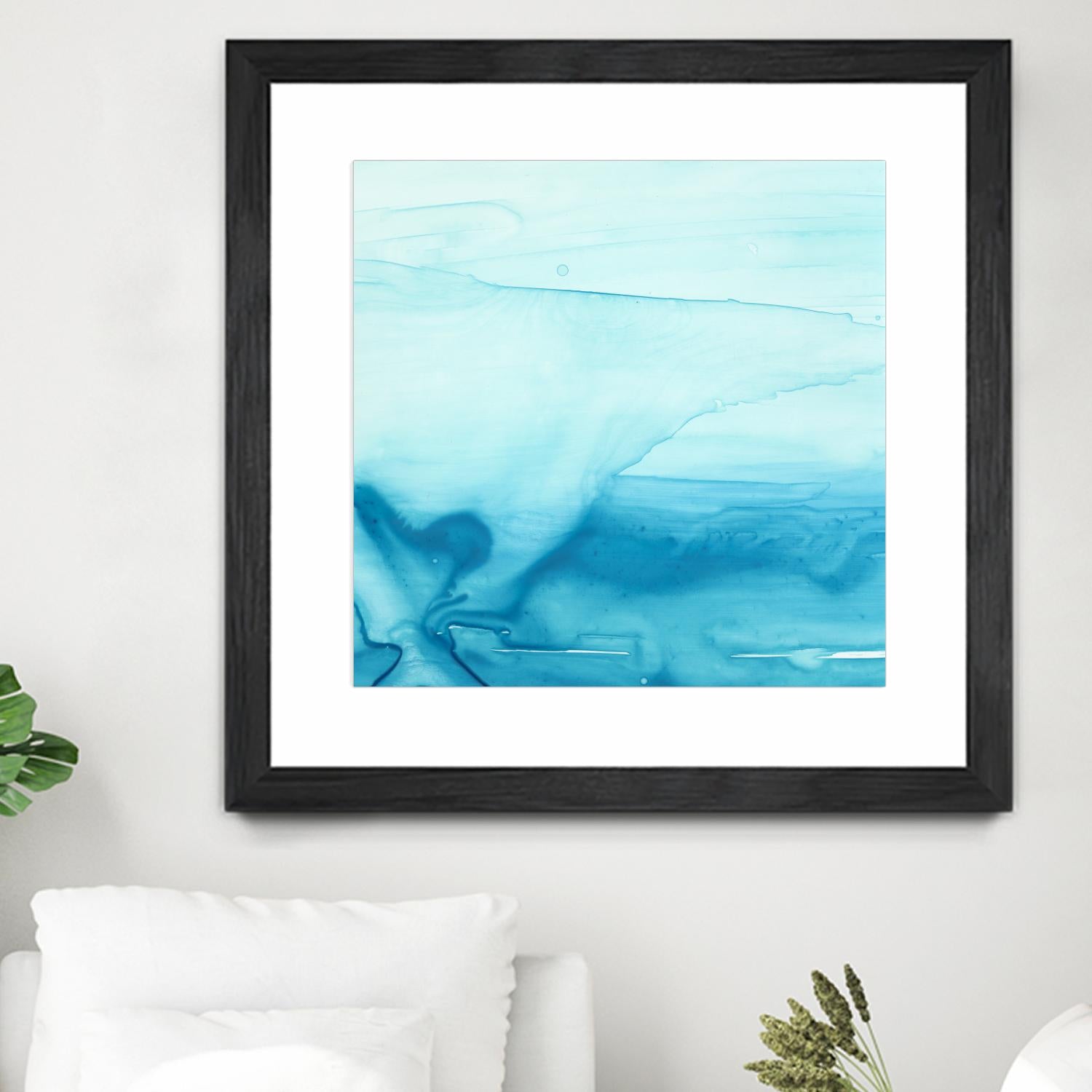 Making Waves I by Ethan Harper on GIANT ART - blue abstract