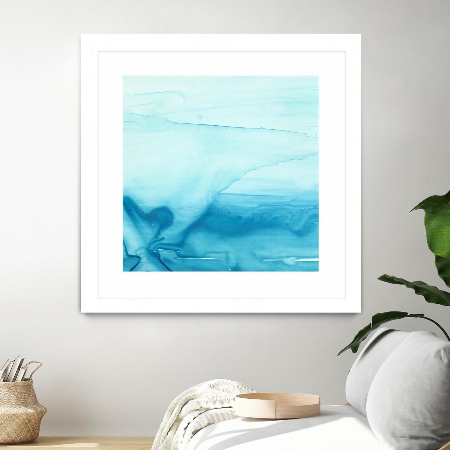 Making Waves I by Ethan Harper on GIANT ART - blue abstract