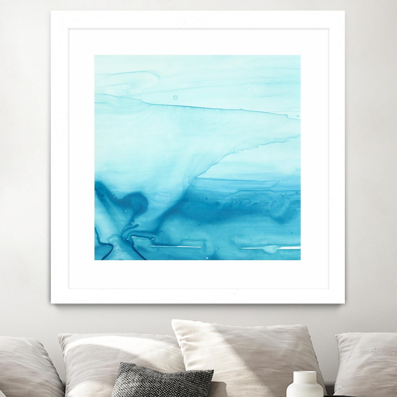 Making Waves I by Ethan Harper on GIANT ART - blue abstract