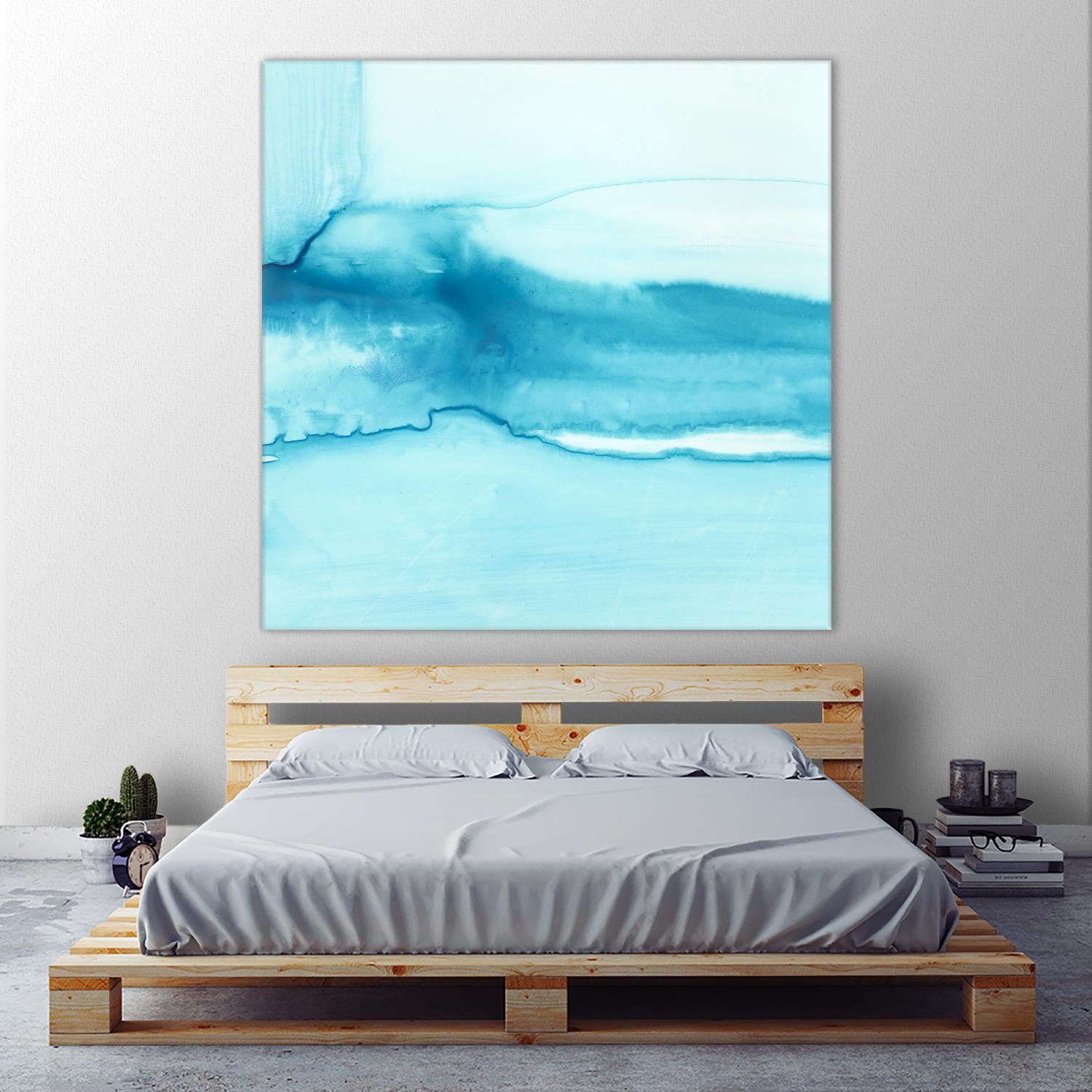 Making Waves III by Ethan Harper on GIANT ART - blue abstract