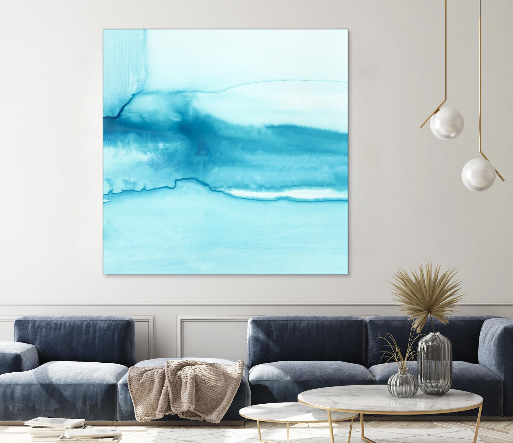 Making Waves III by Ethan Harper on GIANT ART - blue abstract