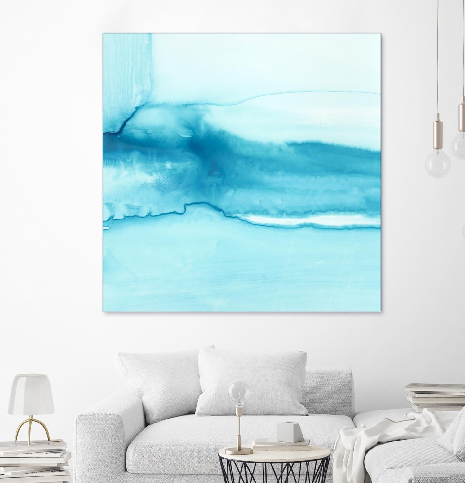 Making Waves III by Ethan Harper on GIANT ART - blue abstract
