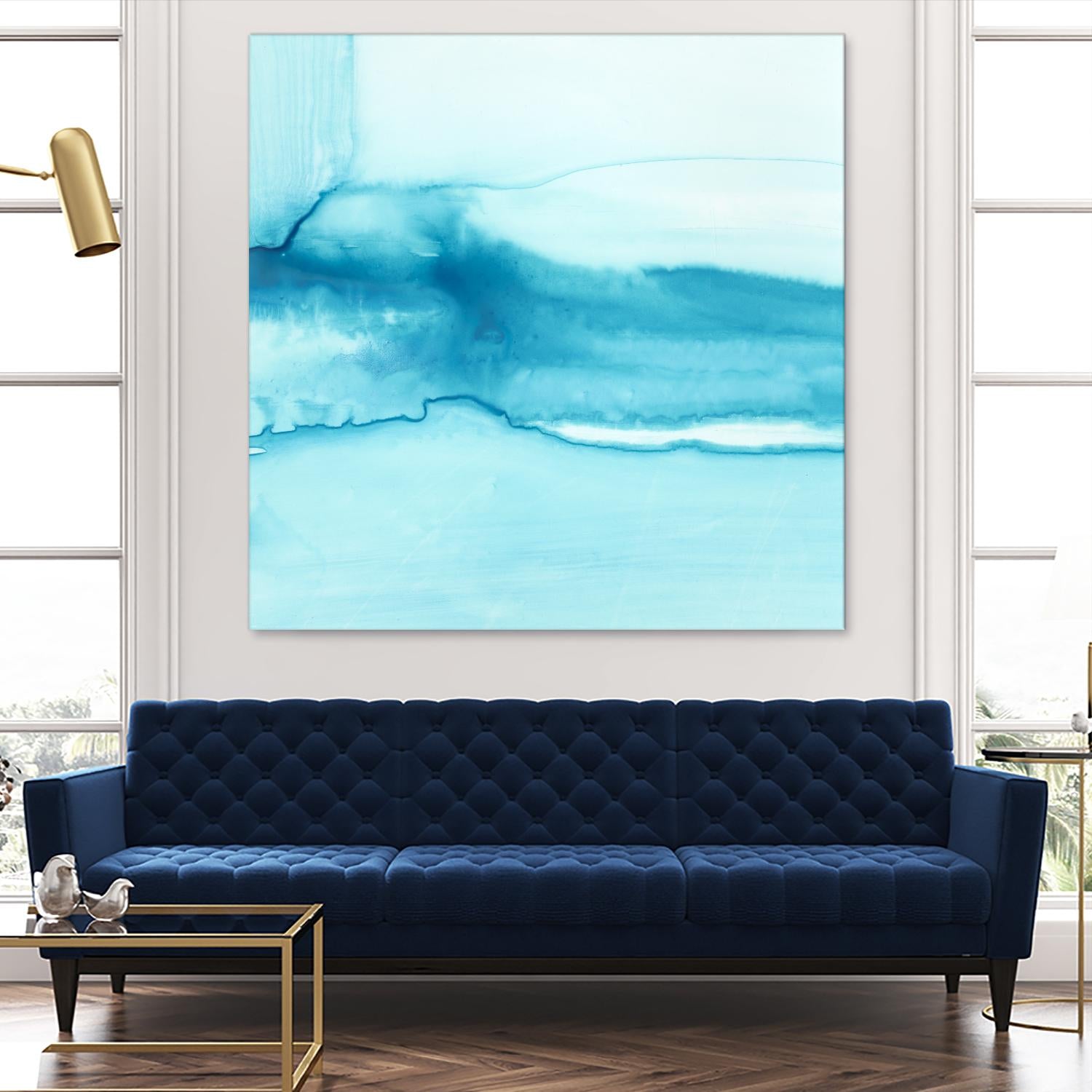 Making Waves III by Ethan Harper on GIANT ART - blue abstract