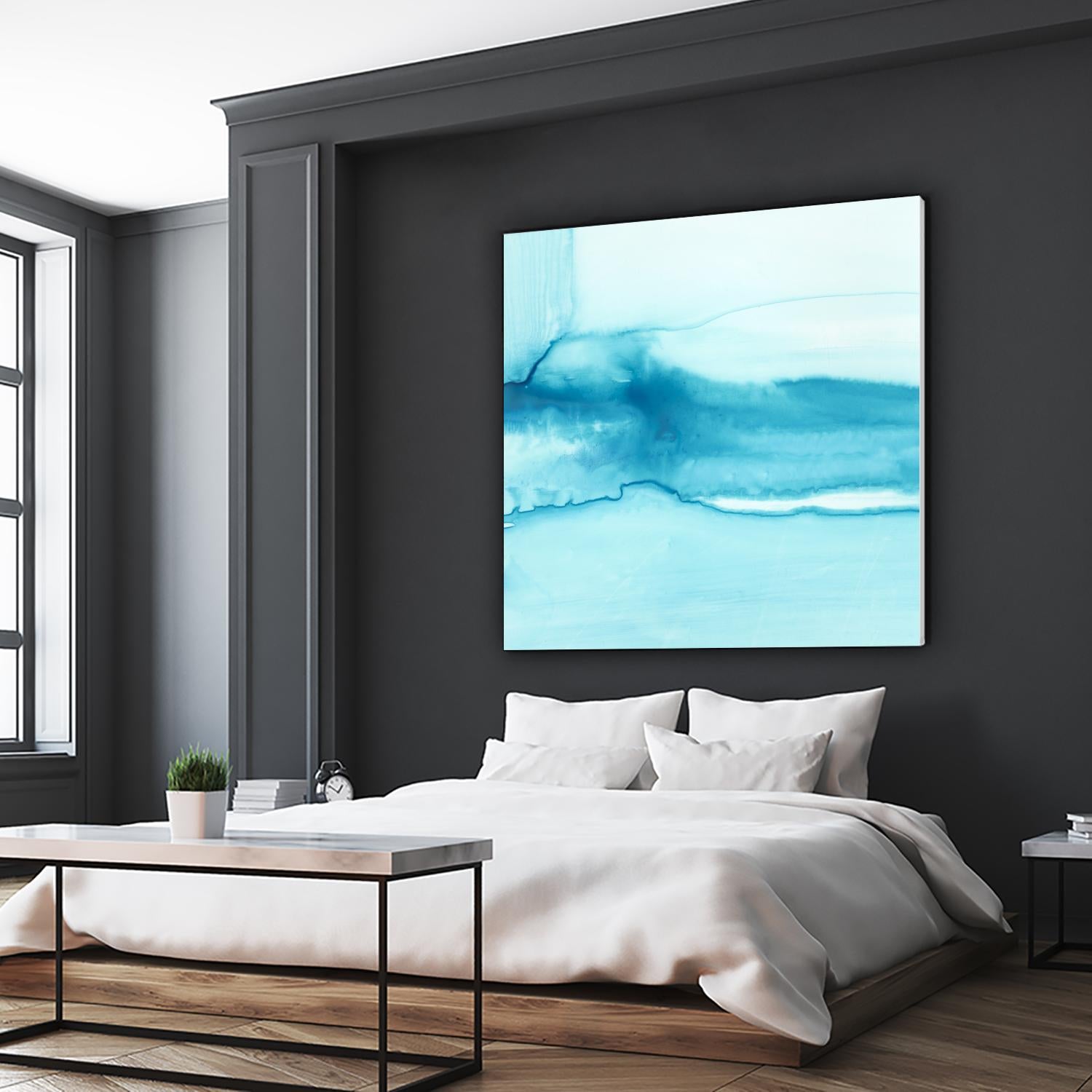 Making Waves III by Ethan Harper on GIANT ART - blue abstract