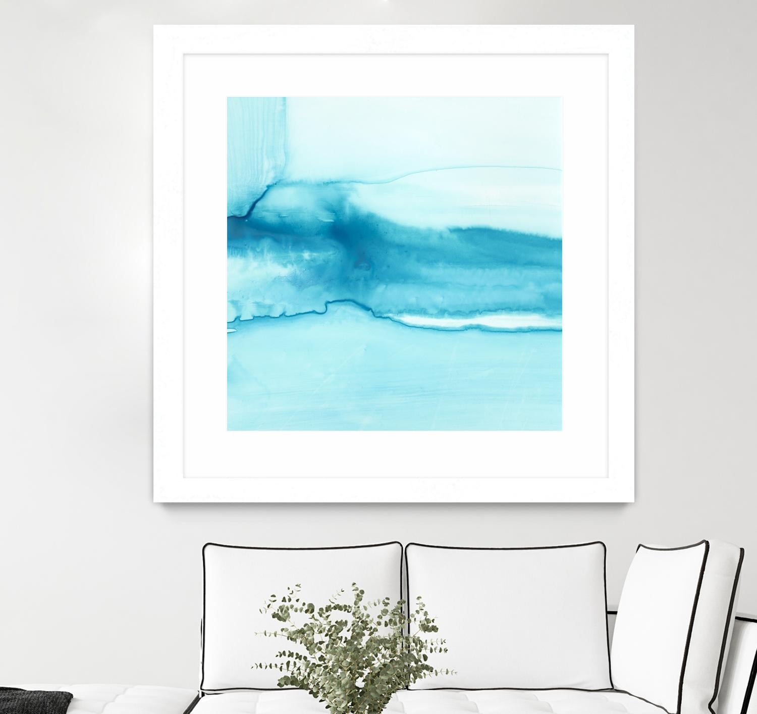 Making Waves III by Ethan Harper on GIANT ART - blue abstract