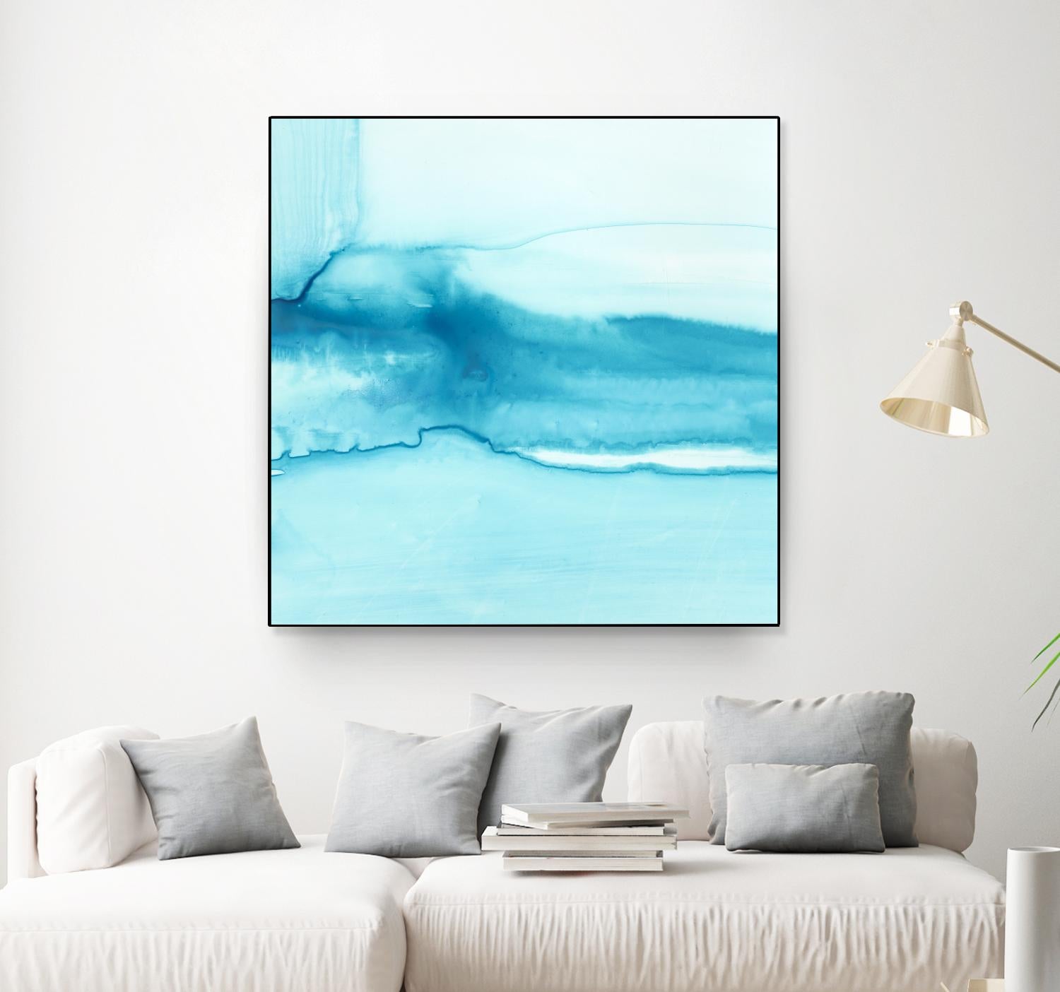 Making Waves III by Ethan Harper on GIANT ART - blue abstract