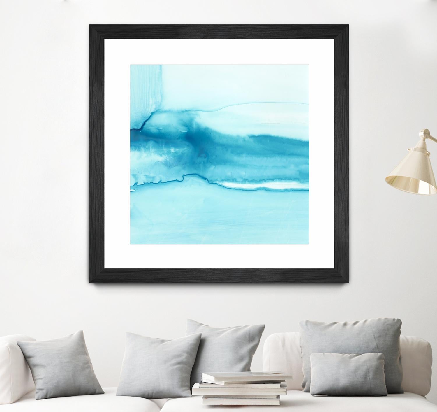 Making Waves III by Ethan Harper on GIANT ART - blue abstract