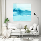 Making Waves III by Ethan Harper on GIANT ART - blue abstract