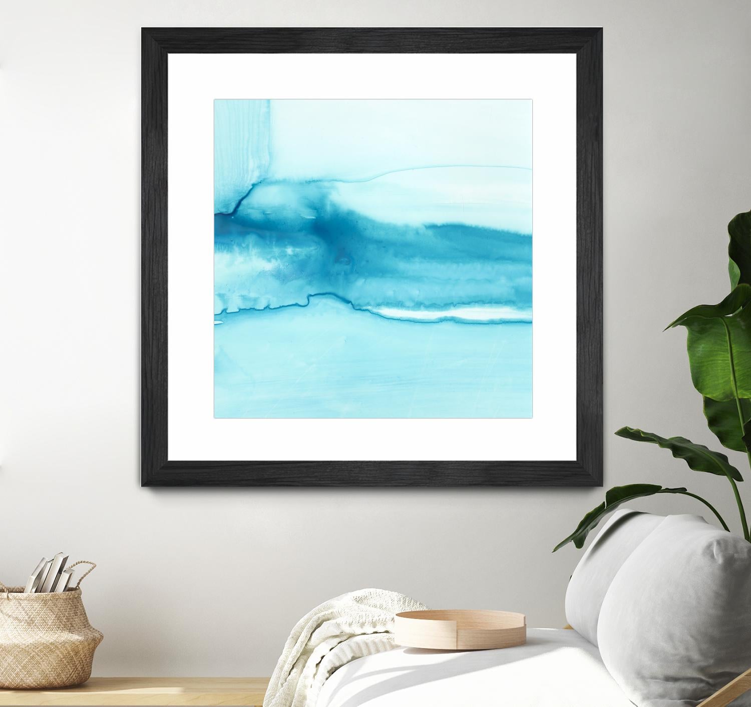 Making Waves III by Ethan Harper on GIANT ART - blue abstract