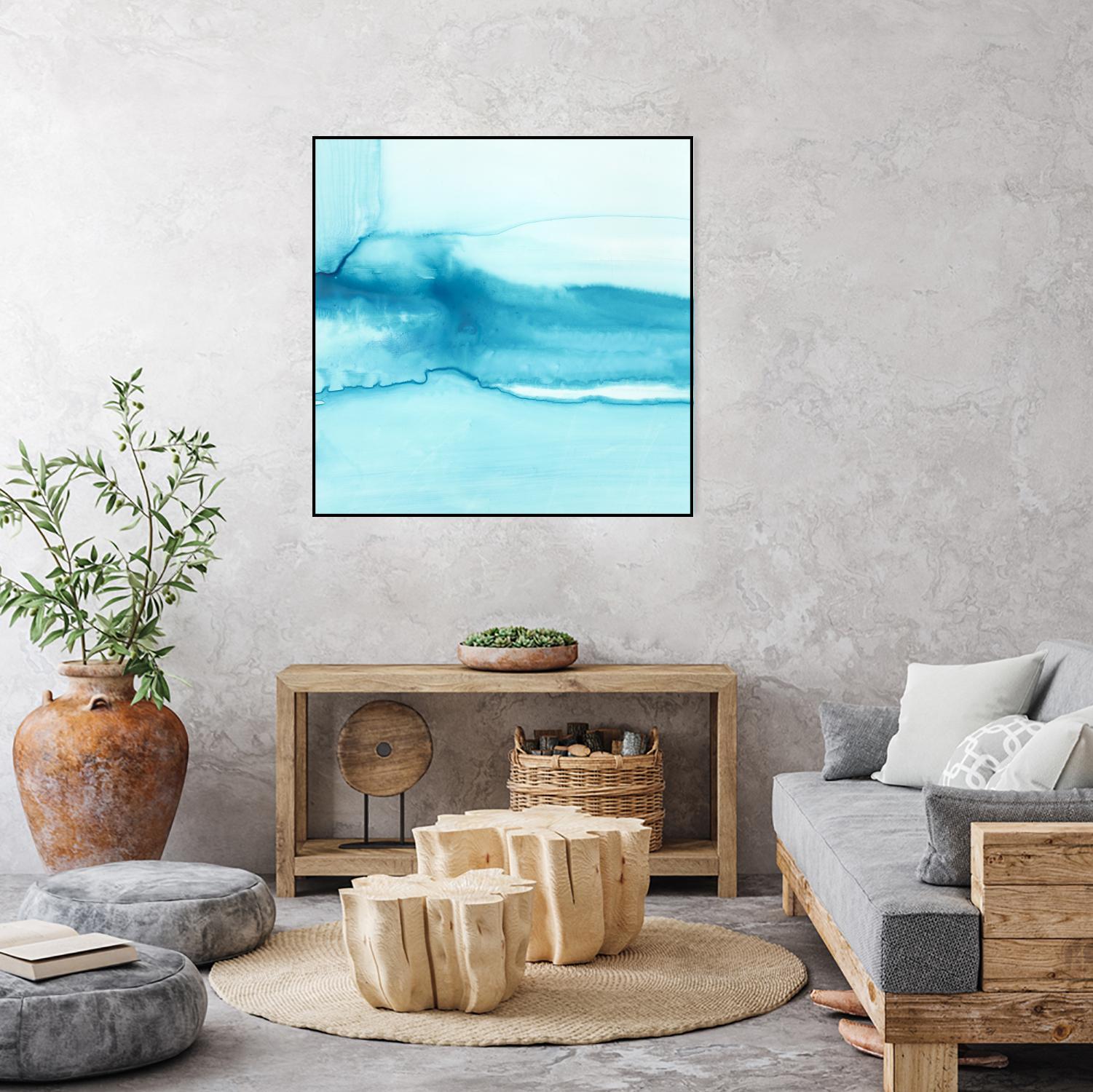 Making Waves III by Ethan Harper on GIANT ART - blue abstract