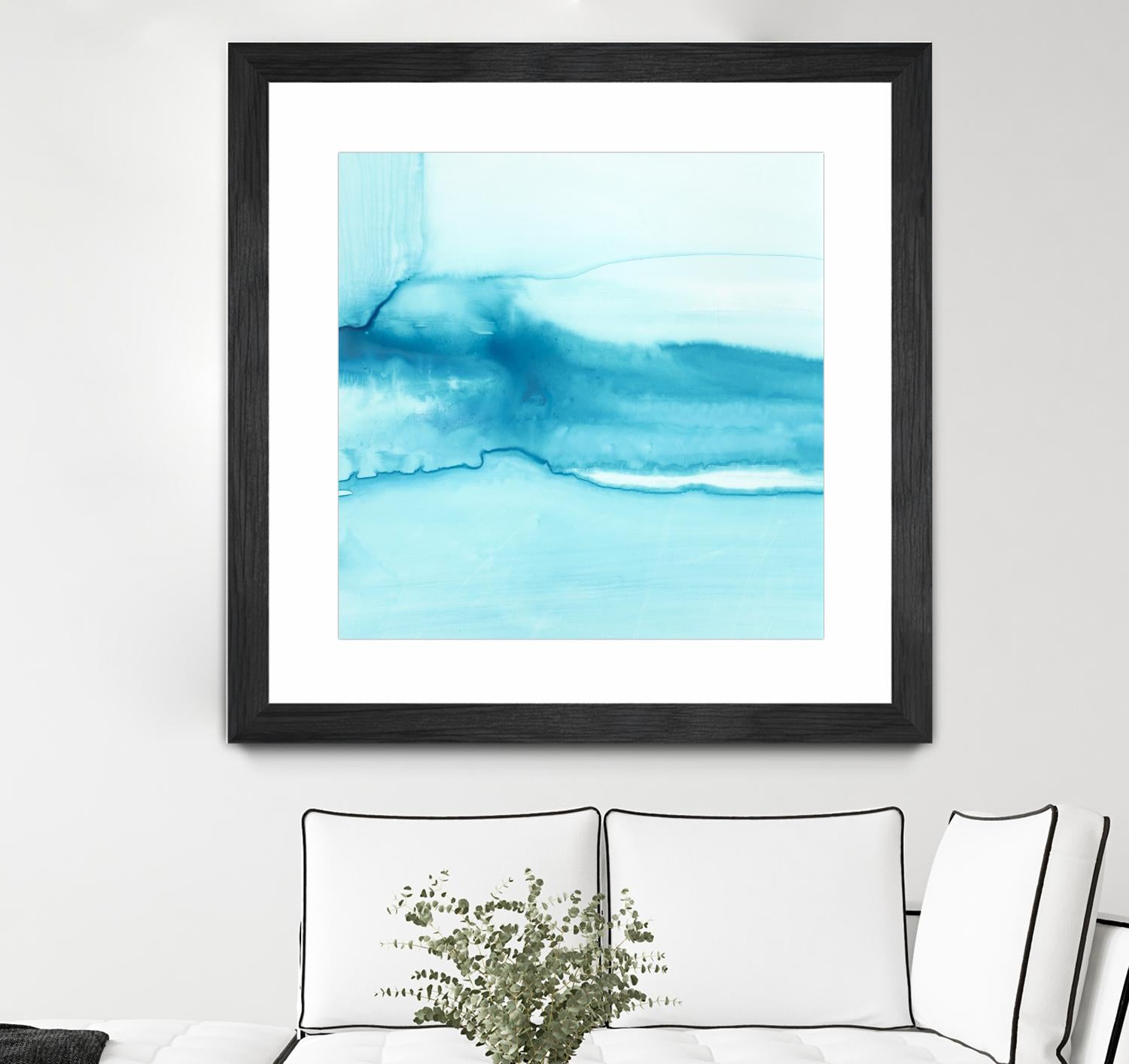 Making Waves III by Ethan Harper on GIANT ART - blue abstract