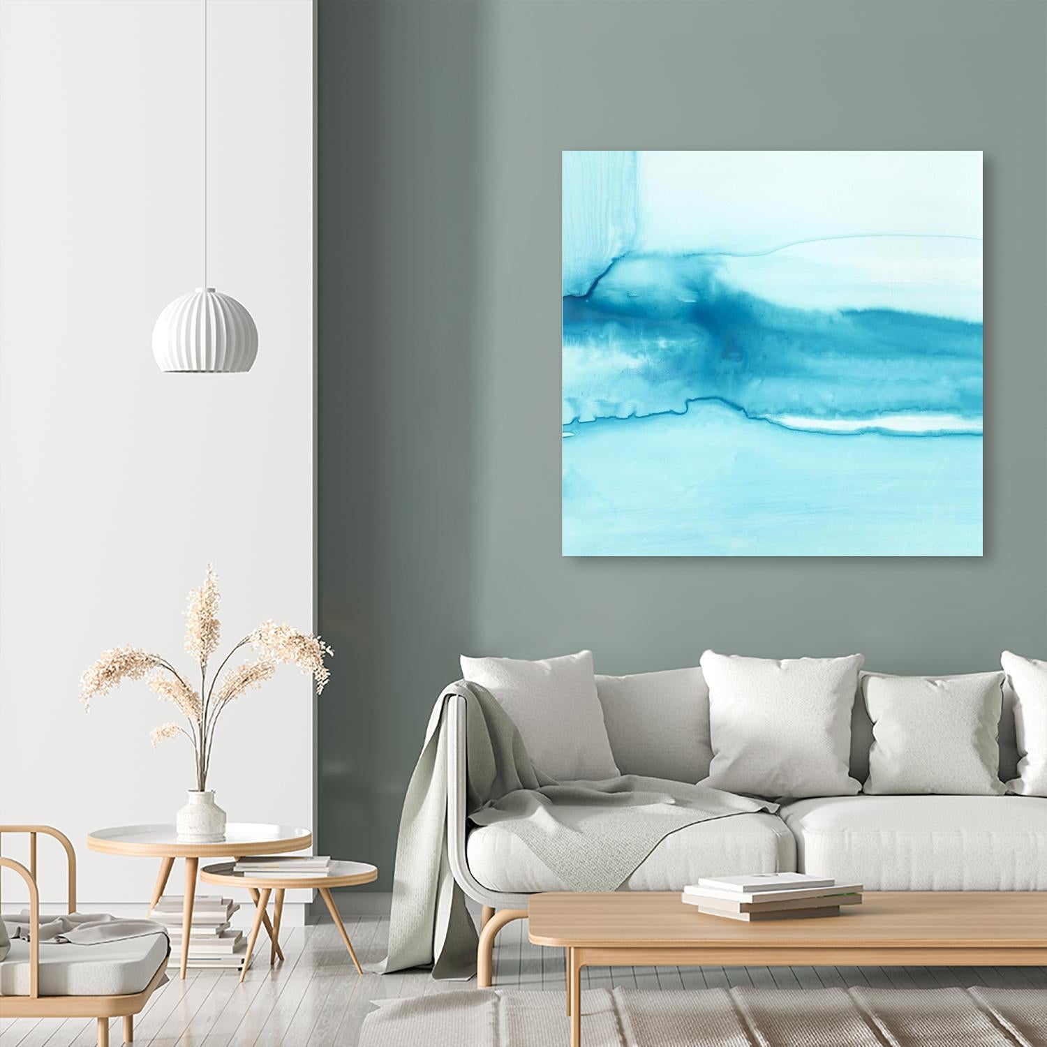 Making Waves III by Ethan Harper on GIANT ART - blue abstract