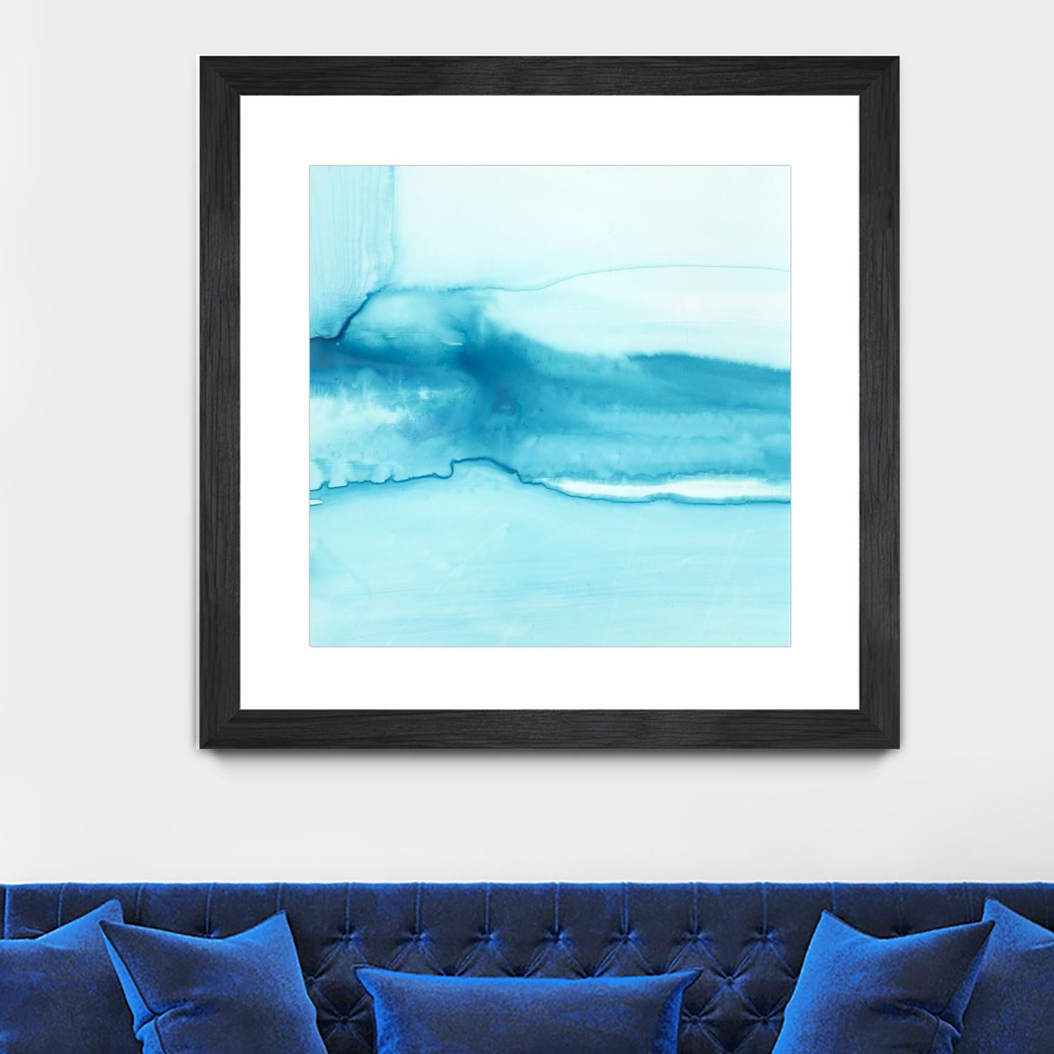 Making Waves III by Ethan Harper on GIANT ART - blue abstract