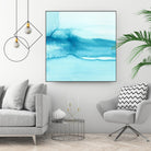 Making Waves III by Ethan Harper on GIANT ART - blue abstract