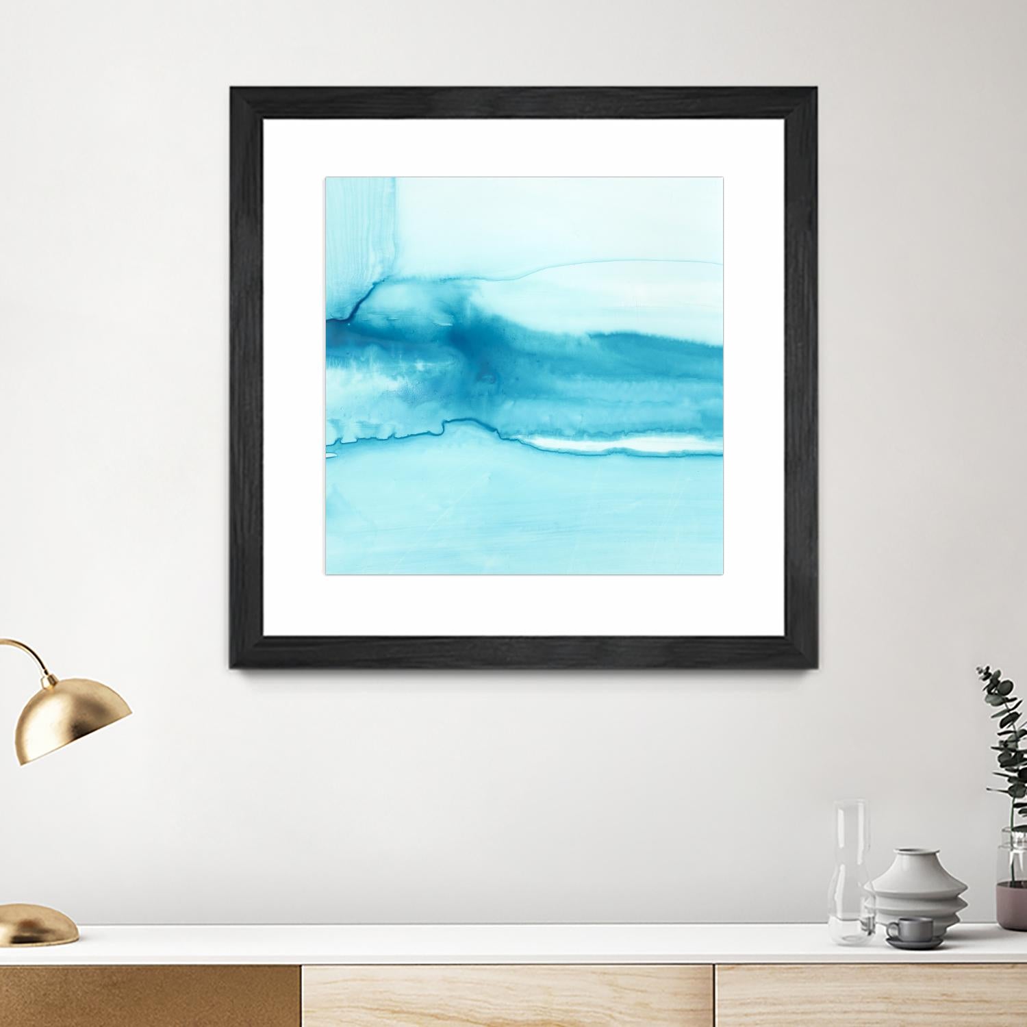Making Waves III by Ethan Harper on GIANT ART - blue abstract