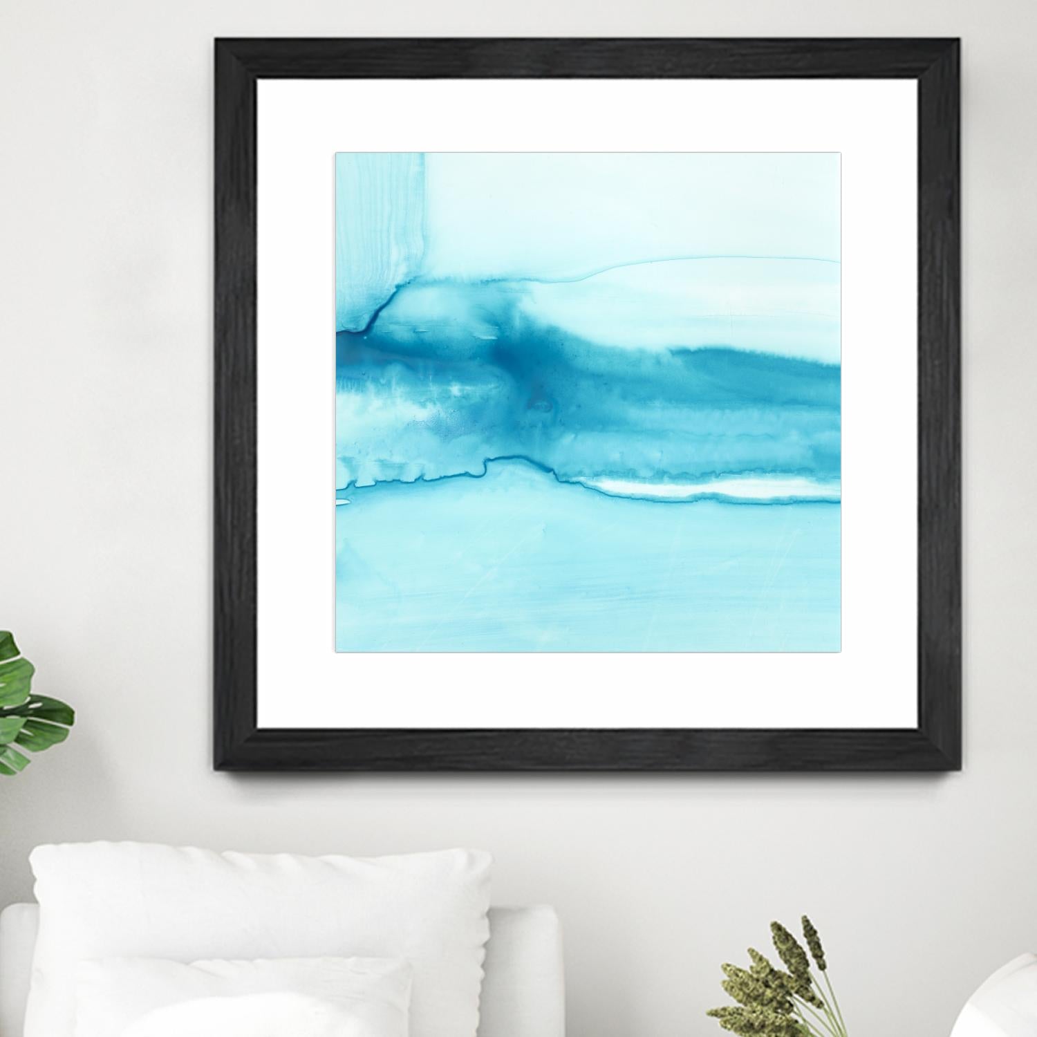 Making Waves III by Ethan Harper on GIANT ART - blue abstract
