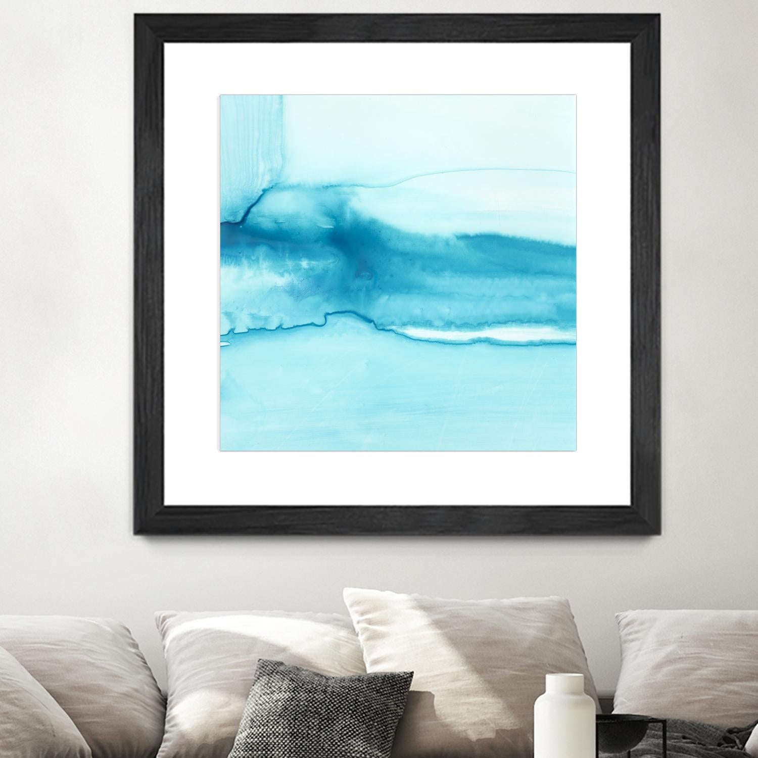 Making Waves III by Ethan Harper on GIANT ART - blue abstract