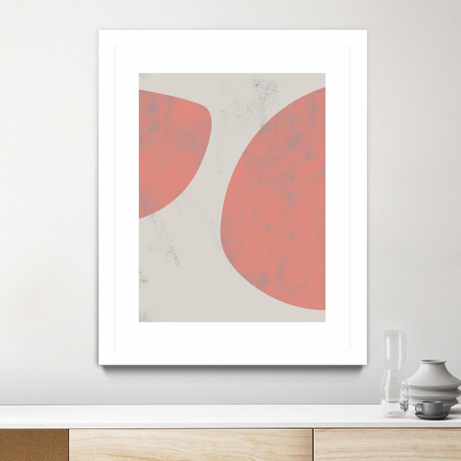 Jet Pack VIII by Chariklia Zarris on GIANT ART - pink abstract